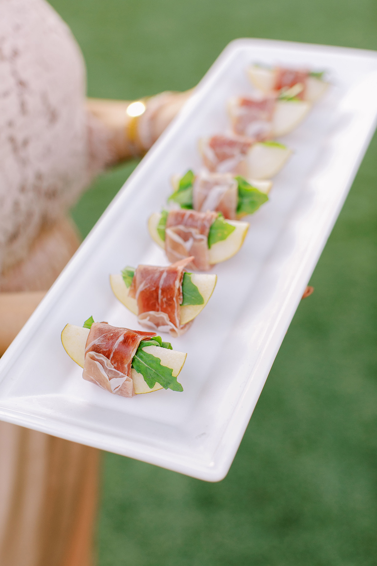 Prosciutto Wrapped Asian Pear Appetizer